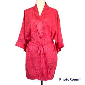 Victoria’s Secret Robe Coral Floral Print Women’s